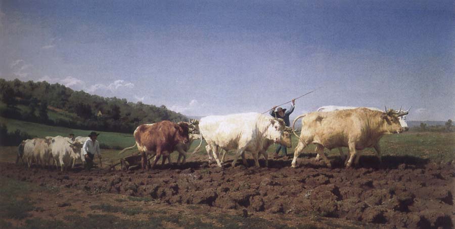 Rosa Bonheur Ploughing in the Nivenais